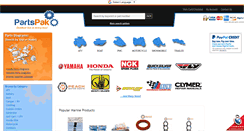 Desktop Screenshot of partspak.com